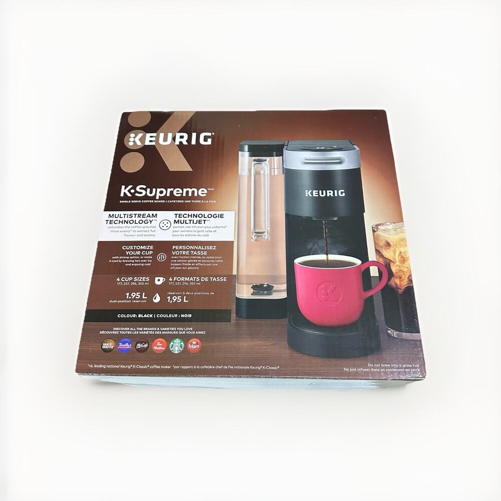 Keurig K-Supreme K910 Single Serve K-Cup Coffee Maker Black | Never Use/Open Box - Picture 3 of 5